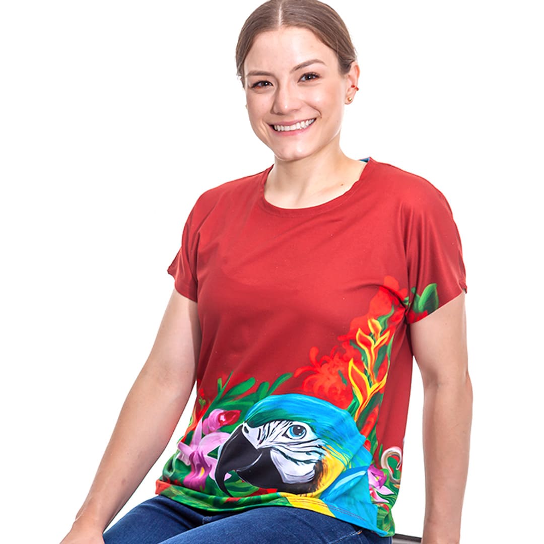 Camiseta para mujer Amazonia. Macondas ®