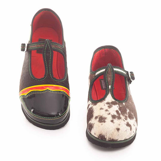 Zapatos de mujer hechos por artesanos, Homenaje al carriel de Jerico 