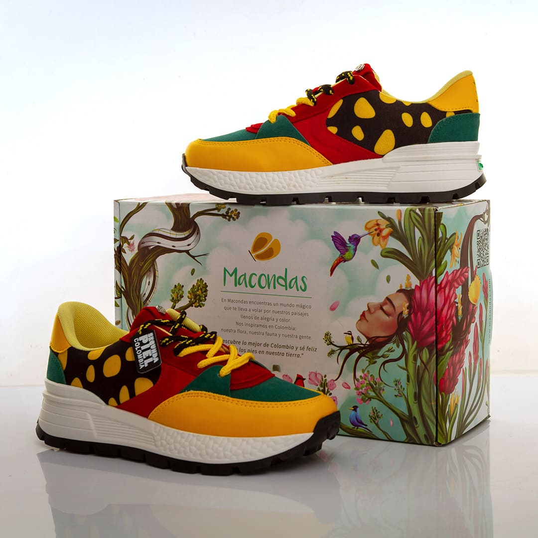Tenis Sneakers Macondas. Rana Dorada