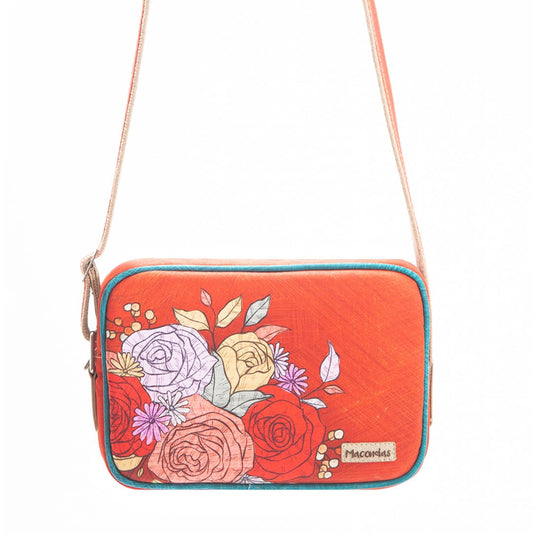 Bolso Manos Libres Rosas de Colombia. Macondas