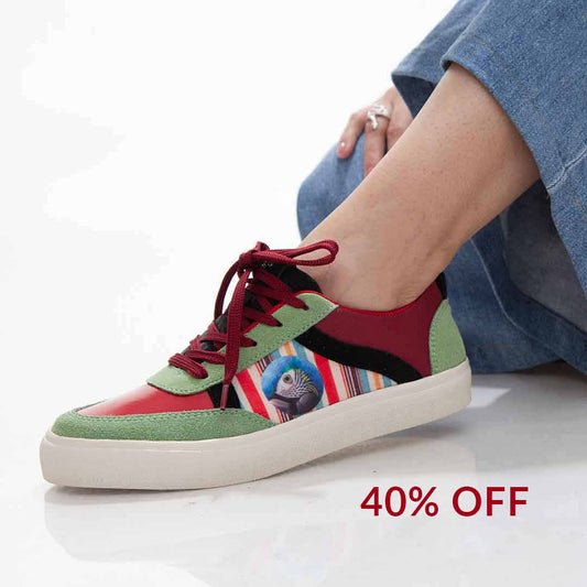 Tenis Libertad Guacamaya Azul Macondas para dama