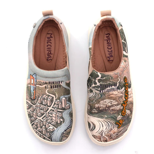 Barranquilla la Arenosa. Macondas® Zapatos bordados a mano