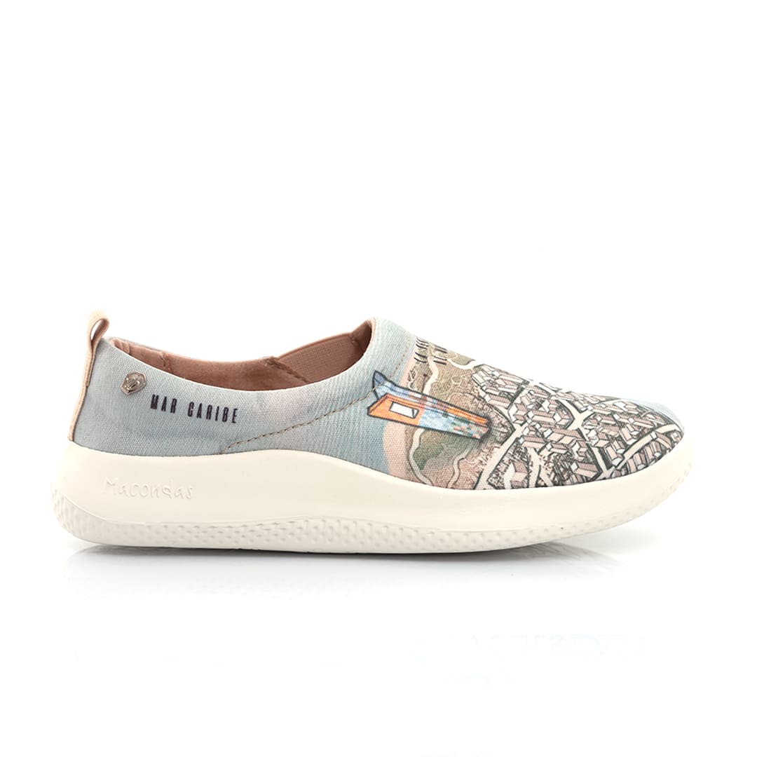 Barranquilla la Arenosa. Macondas® Zapatos bordados a mano