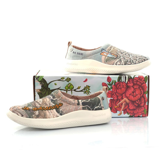 Barranquilla la Arenosa. Macondas® Zapatos bordados a mano