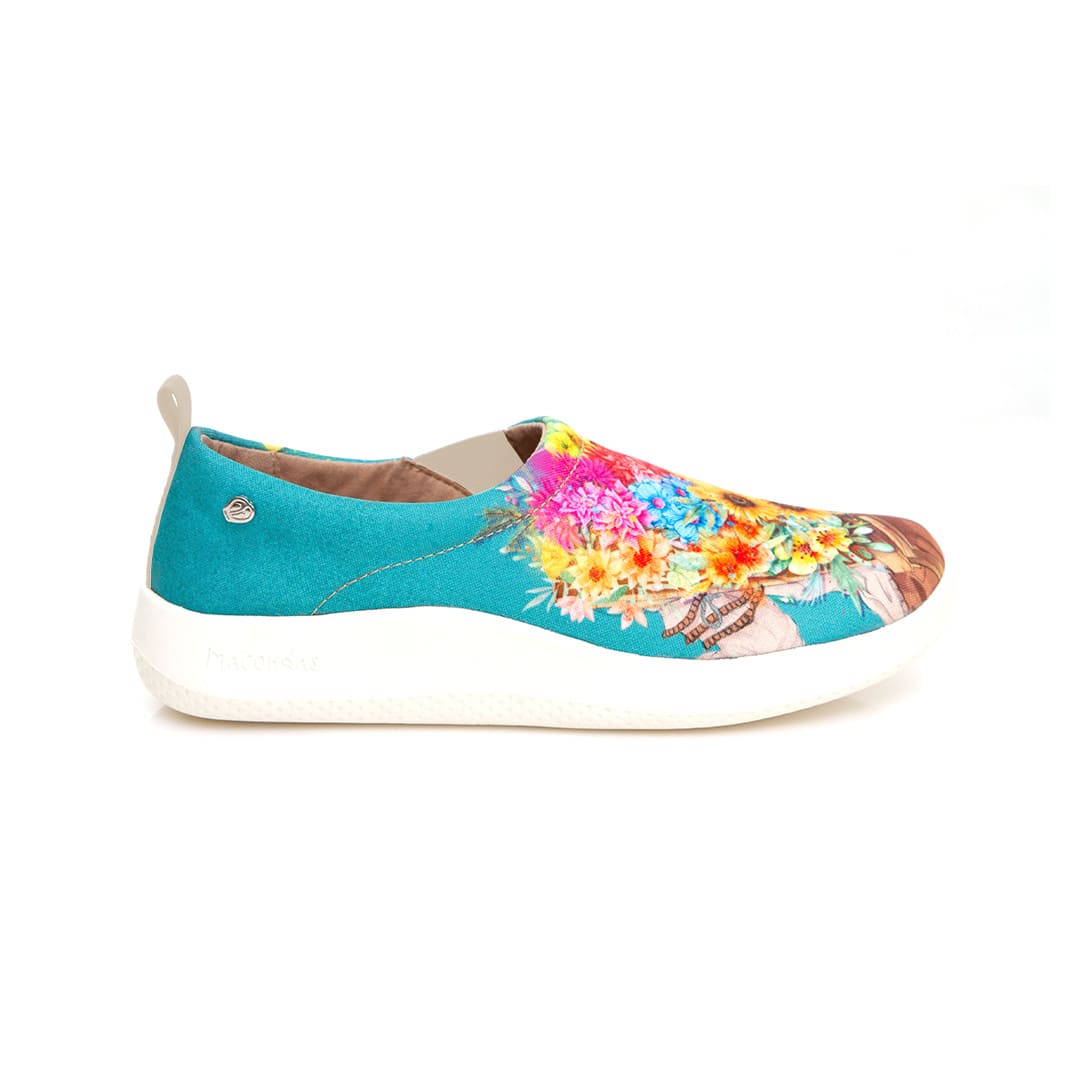 Zapatos para caminatas fabricados en Colombia, Feria de flores. Macondas