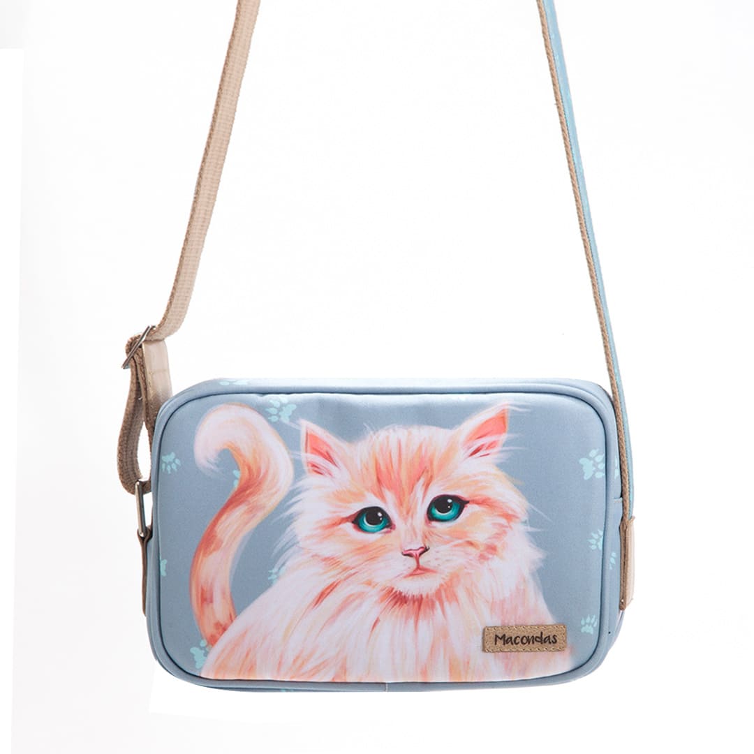 Bolso Manos Libres Gatos. Macondas