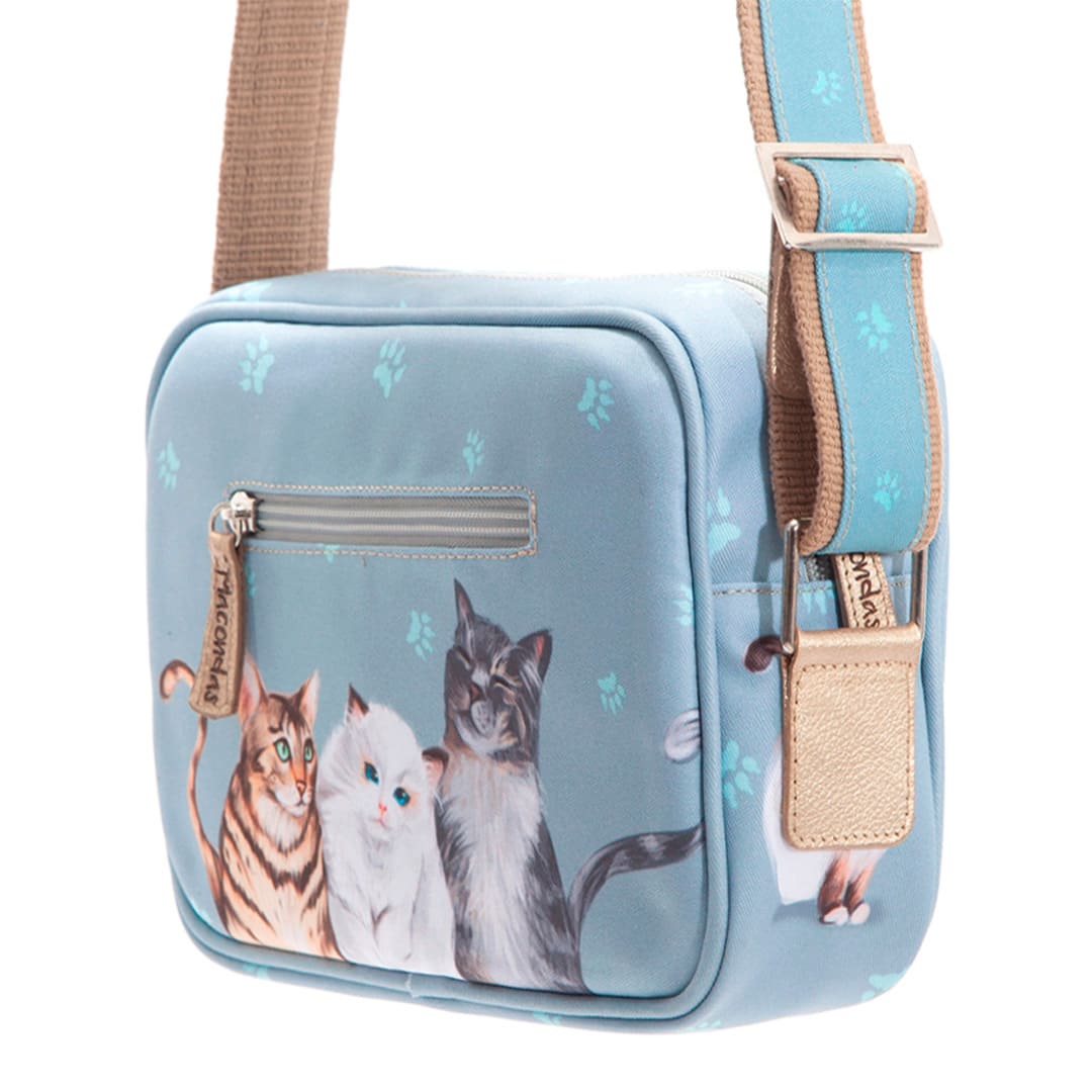 Bolso Manos Libres Gatos. Macondas