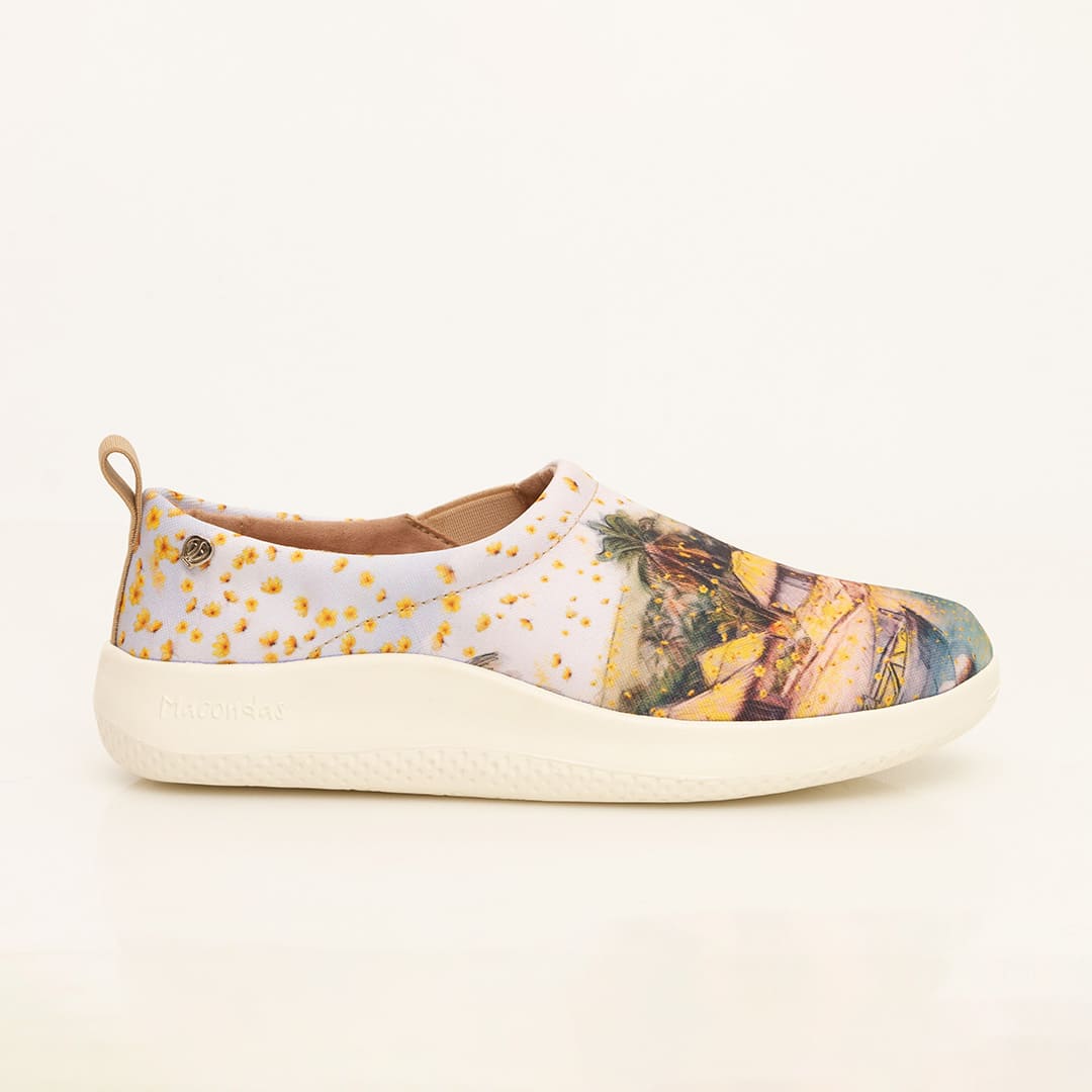 Macondo ilustrado. Zapatos Macondas® para viajar