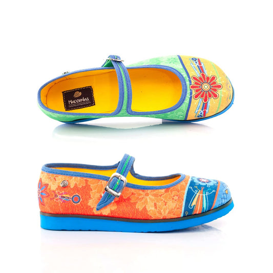 Chivas y Flores – Zapatos Mary Janes Macondas®