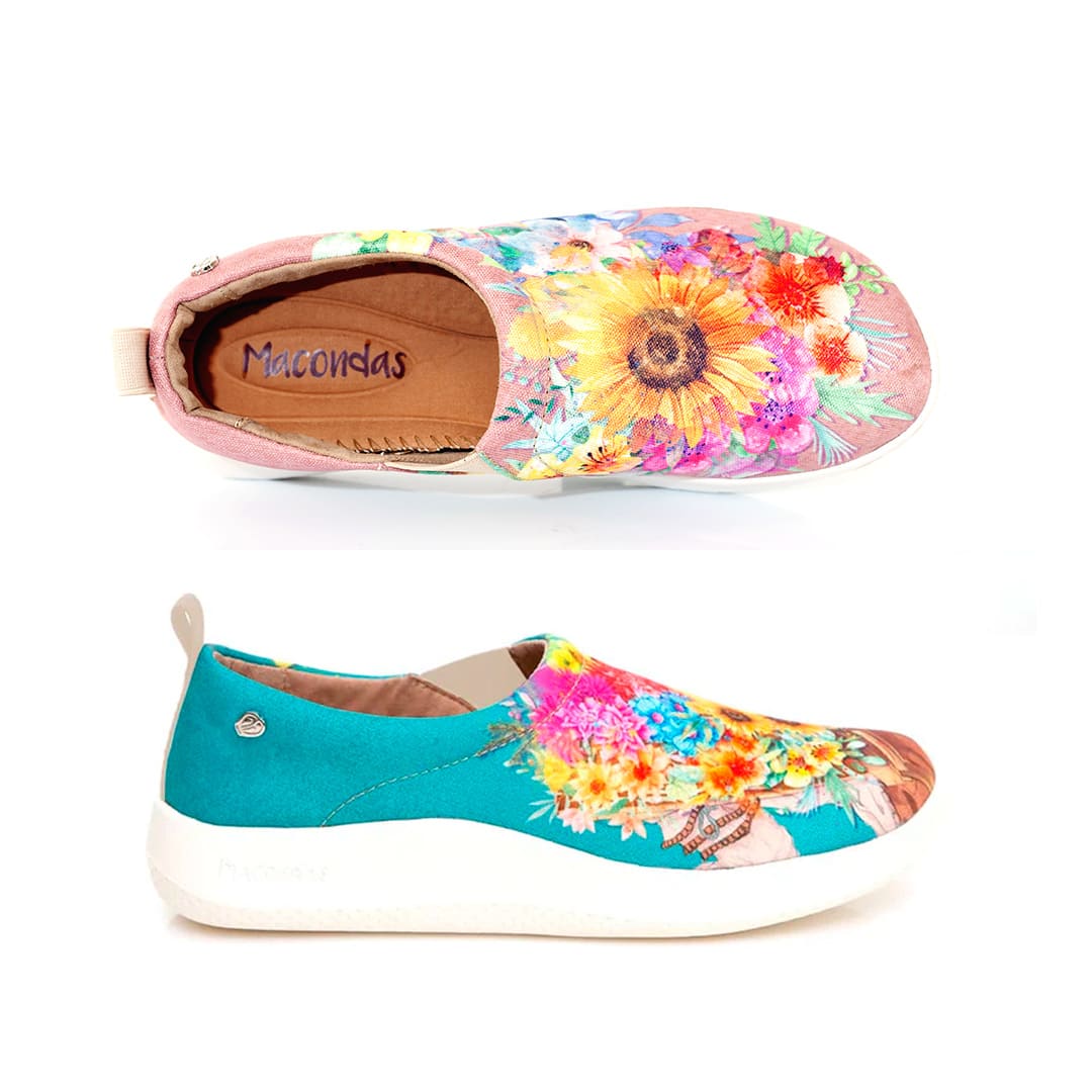 Feria de Flores. Macondas® Zapatos deportivos para mujer