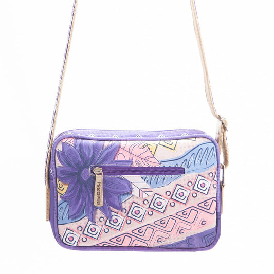 Bolso Manos Libres Palenque Violeta. Macondas