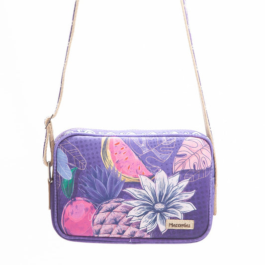Bolso Manos Libres Palenque Violeta. Macondas