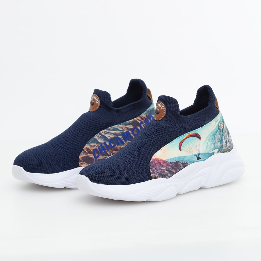 Tenis Treking Chicamocha Azules. Macondas
