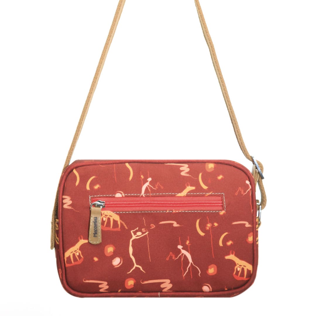 Bolso para mujer hecho en lona, fabricado en Medellín. Macondas