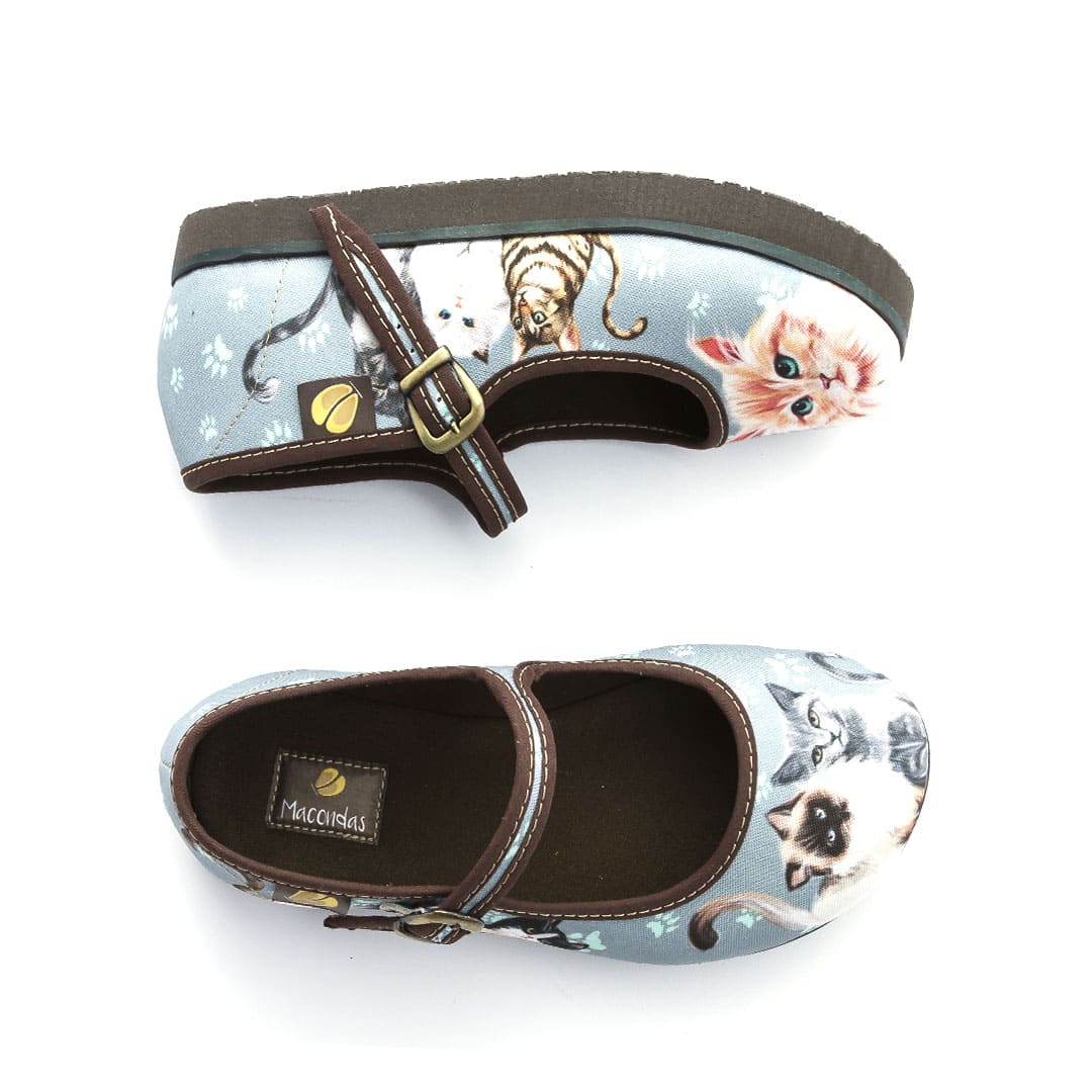 Maconditas® Gatos. Zapatos para dama