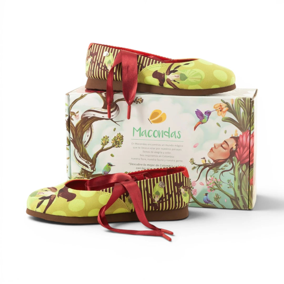 Zapatito de Venus – Orquídeas de Colombia. Bailarinas Macondas®
