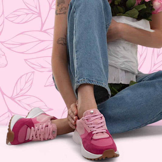 Modo Rosa. Tenis Sneakers Macondas