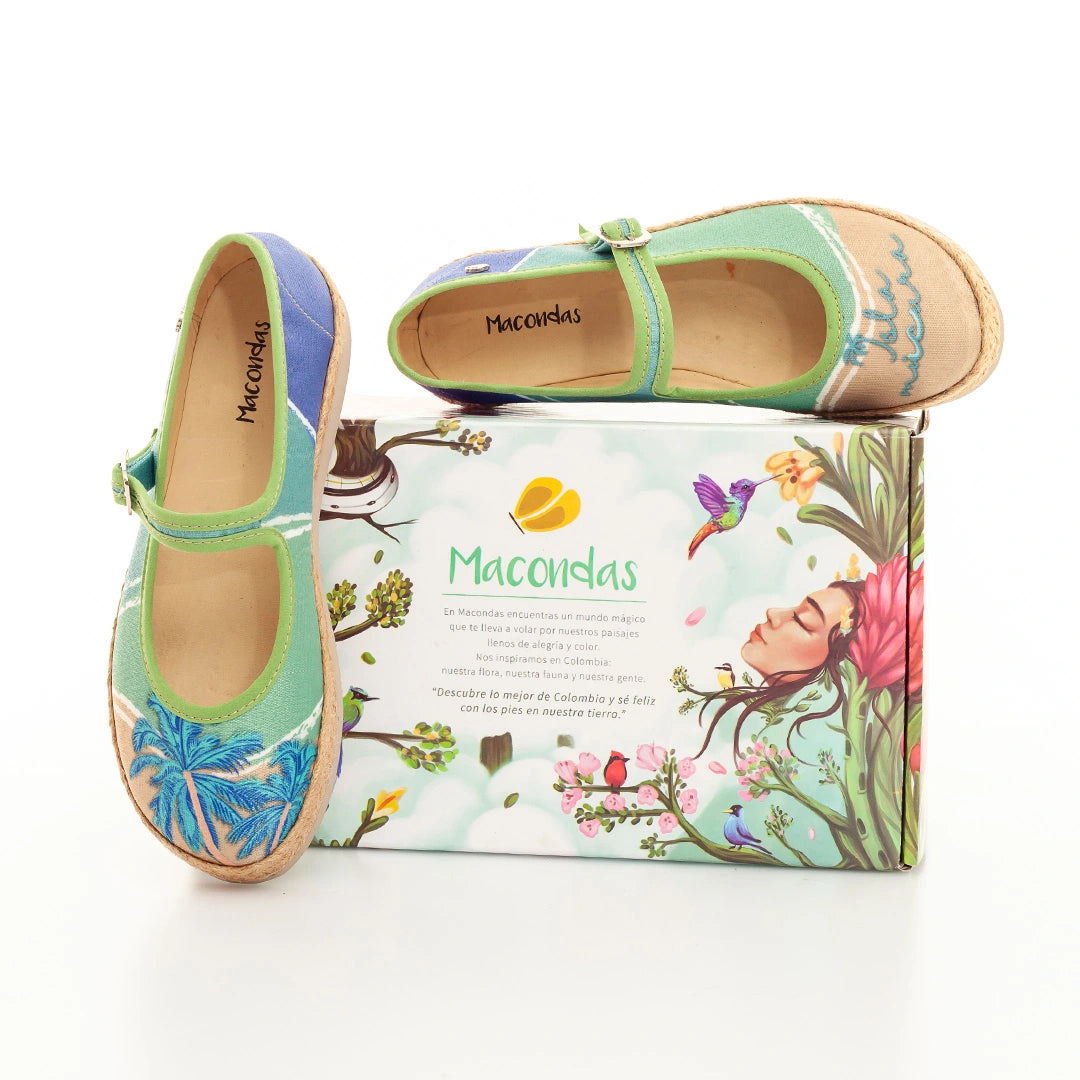 Playa Múcura · Zapatos Yute Artesanales · Macondas