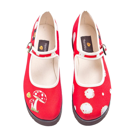 Hongo · Zapatos Estilo Mary Jane Artesanales Macondas®