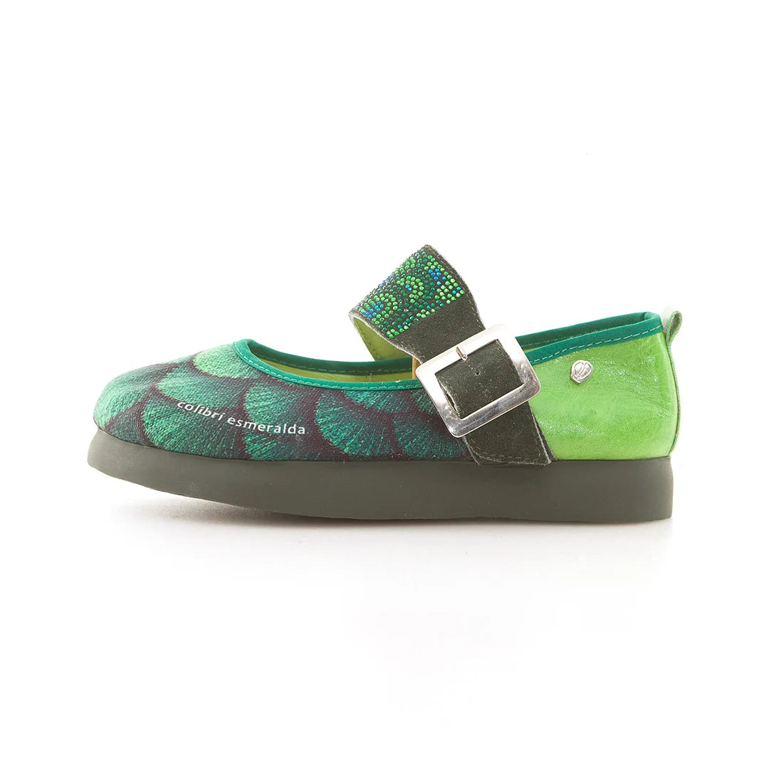 Colibrí Esmeralda – Colección Avistando Ando. Bailarinas Macondas®