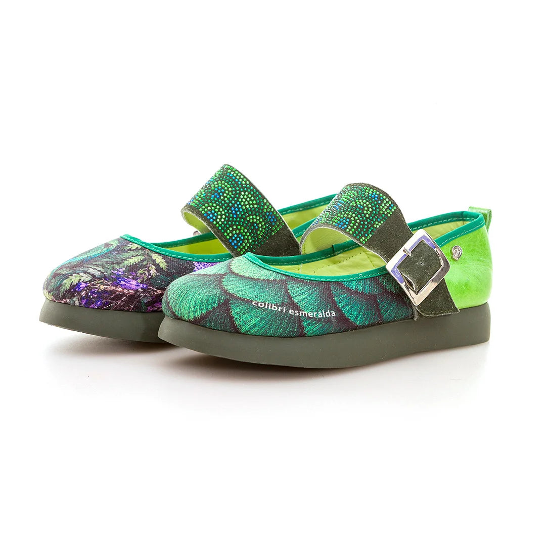 Colibrí Esmeralda – Colección Avistando Ando. Bailarinas Macondas®