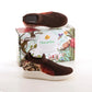 Tenis Flor de la Yuca café. Trekking - Macondas®
