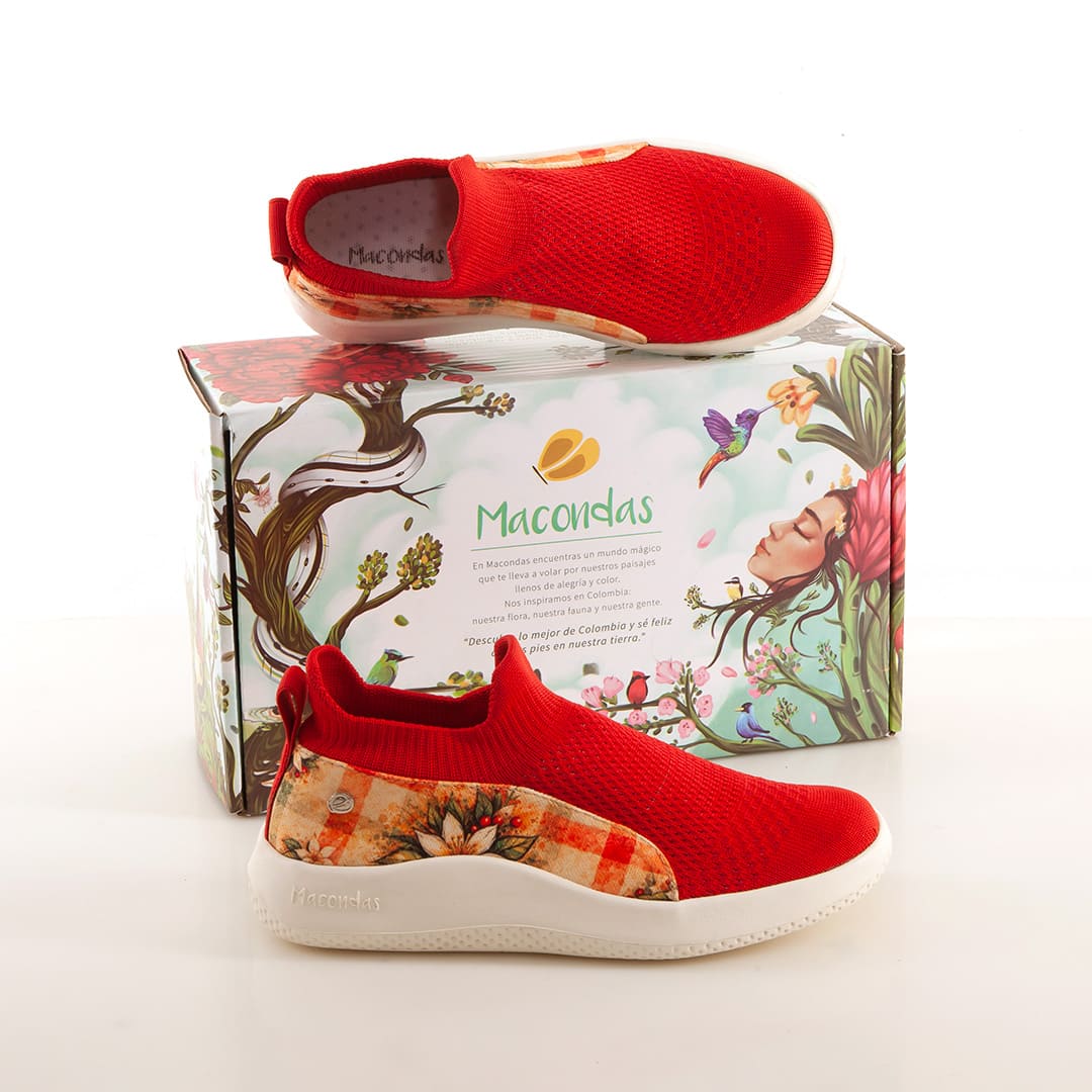 Tenis Flor del café. Trekking - Macondas®