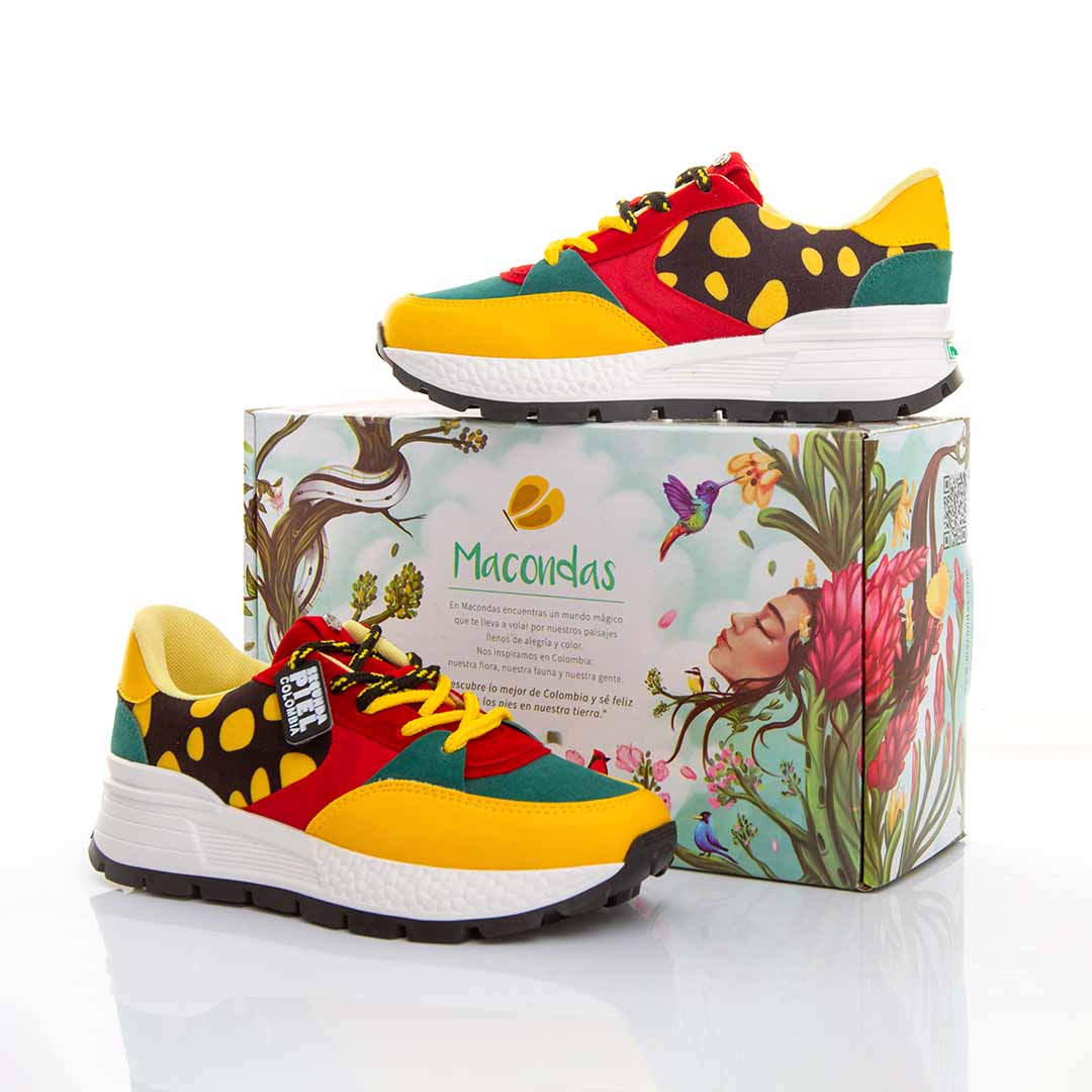 Tenis Sneakers Macondas. Rana Dorada
