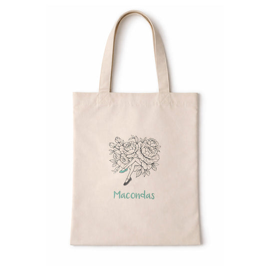 Bolsa Tote Macondas Floral de Algodón