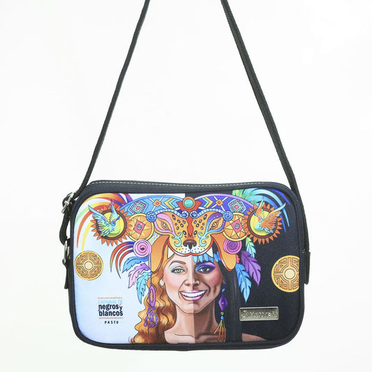 Bolso par mujer inspirado en carnavales, hecho en Colombia. Macondas