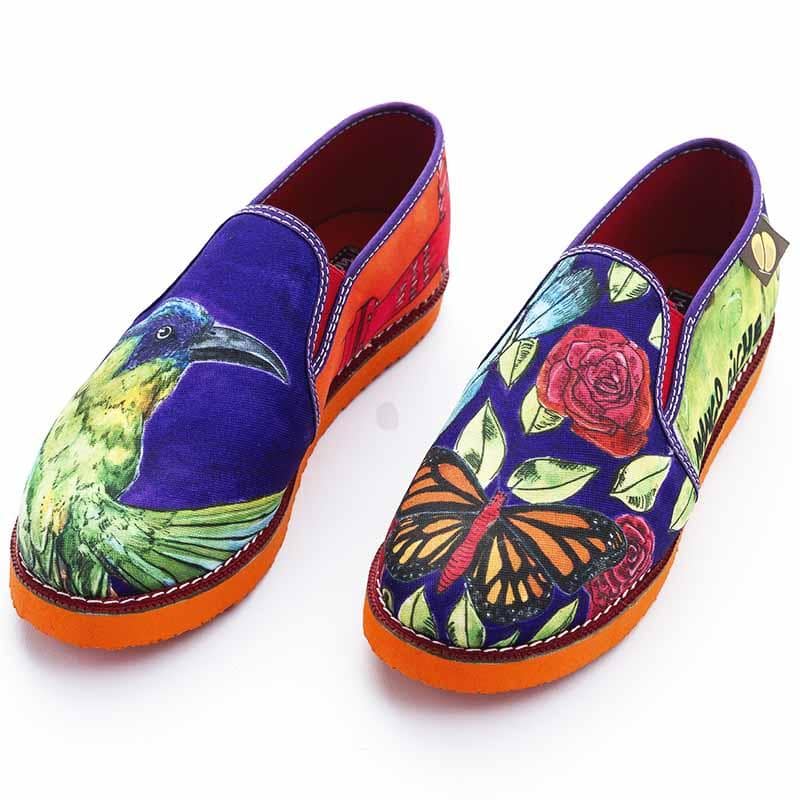 Mocasín casual para mujer, hecho por artesanos. Macondas