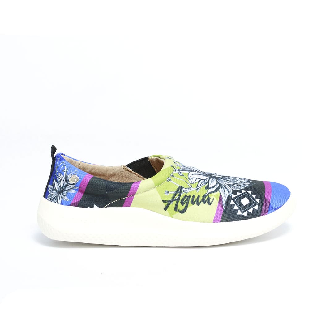 Zapatos deportivos de alto confort para mujer, hechos en lona. Macondas